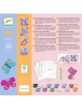 DJECO Zestaw artystyczny malowanie piaskami PASTELE | Pan Piksel