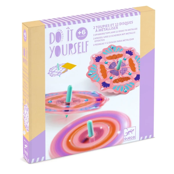 DJECO Zrób to sam bączki FLOWER POWER | Pan Piksel