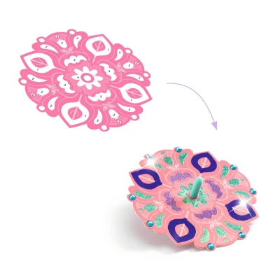 DJECO Zrób to sam bączki FLOWER POWER | Pan Piksel