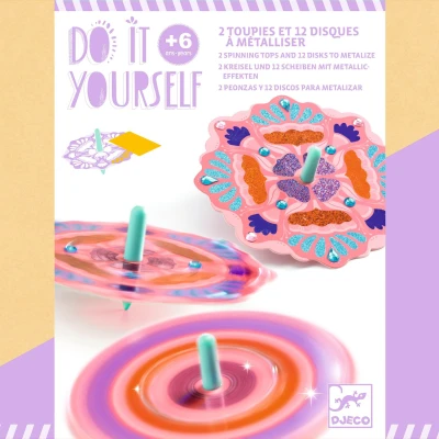 DJECO Zrób to sam bączki FLOWER POWER | Pan Piksel