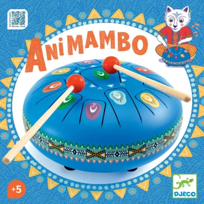 DJECO Bębenek językowy NIEBIESKI duży | Pan Piksel