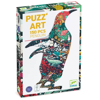 Puzzle artystyczne Pingwin Djeco | Pan Piksel