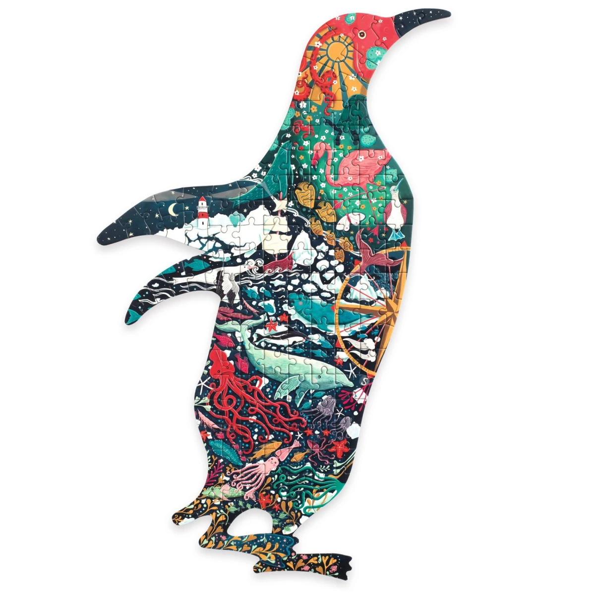 Puzzle artystyczne Pingwin Djeco | Pan Piksel