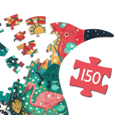 Puzzle artystyczne Pingwin Djeco | Pan Piksel