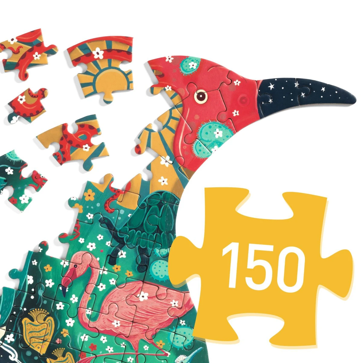 Puzzle artystyczne Pingwin Djeco | Pan Piksel