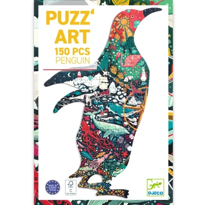 Puzzle artystyczne Pingwin Djeco | Pan Piksel