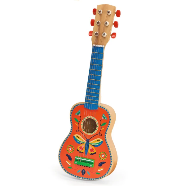 DJECO Gitara 54 cm 6 metalowych strun | Pan Piksel