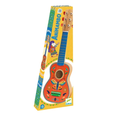 DJECO Gitara 54 cm 6 metalowych strun | Pan Piksel