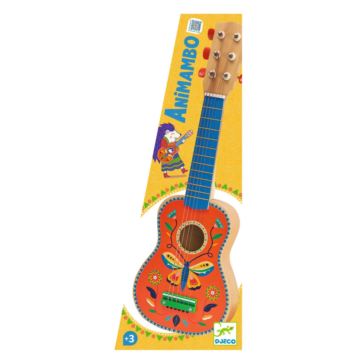 DJECO Gitara 54 cm 6 metalowych strun | Pan Piksel