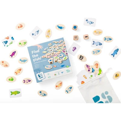 Gra edukacyjna Znajdź rybkę BS Toys | Pan Piksel