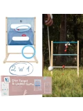 BS Toys Gra ogrodowa 2 w 1 rzut na drabinki i do tarczy | Pan Piksel