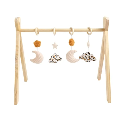 SAUTHON Drewniany Stojak Edukacyjny Leopard | Pan Piksel