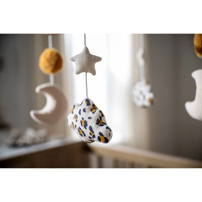 SAUTHON Karuzela z pozytywką do łóżeczka Leopard | Pan Piksel