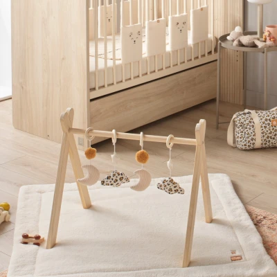 SAUTHON Drewniany Stojak Edukacyjny Leopard | Pan Piksel