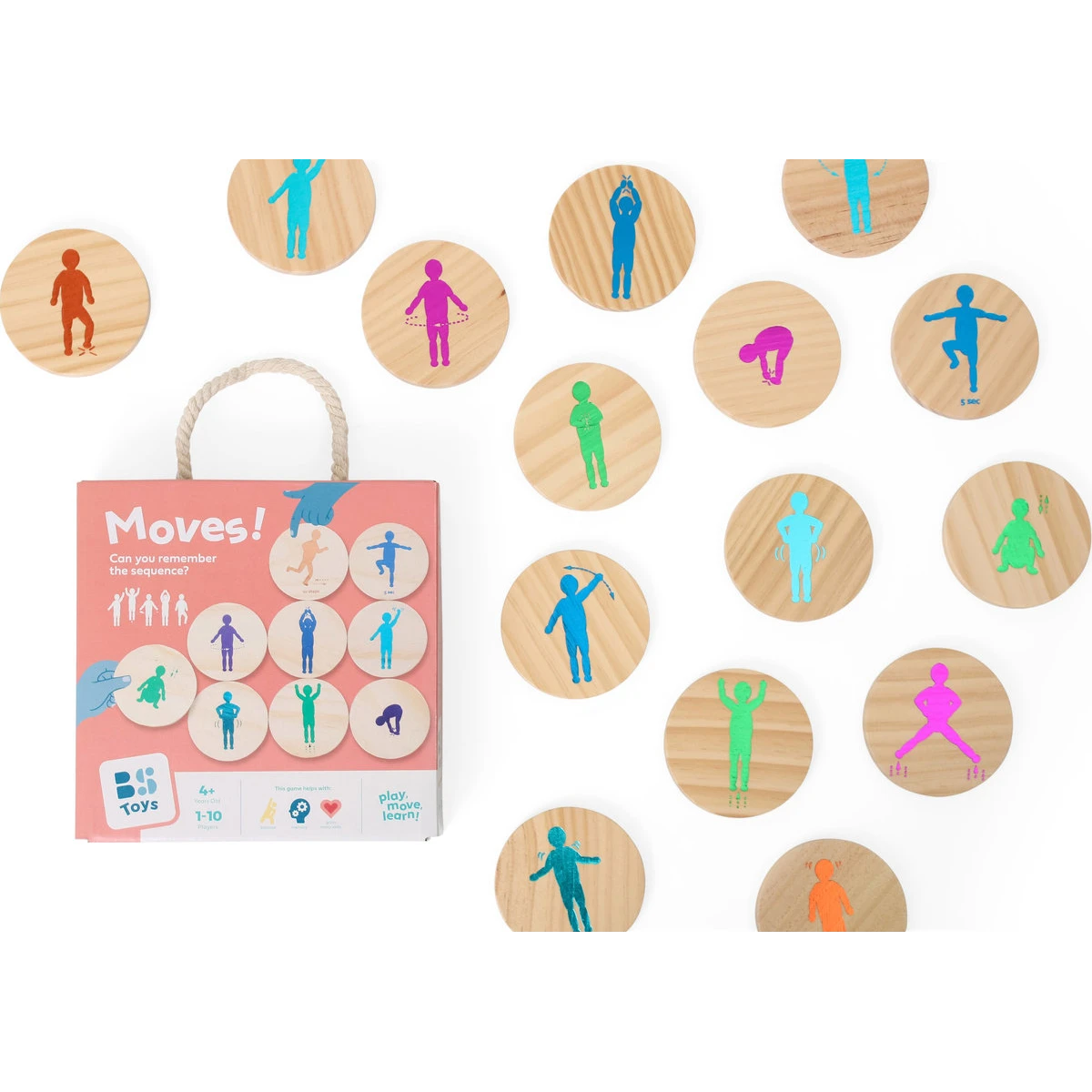 BS Toys Gra zręcznościowa Naśladuj ruchy Moves | Pan Piksel