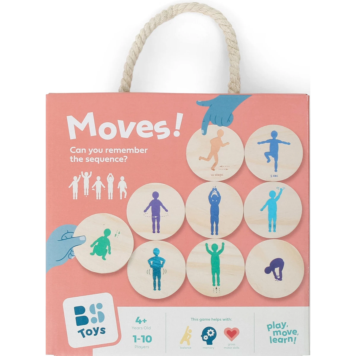 BS Toys Gra zręcznościowa Naśladuj ruchy Moves | Pan Piksel