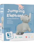 BS Toys Skoczek Słoń zabawka ruchowa 2+ pompka w zestawie | Pan Piksel