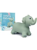 BS Toys Skoczek Słoń zabawka ruchowa 2+ pompka w zestawie | Pan Piksel