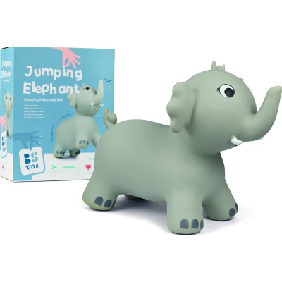 BS Toys Skoczek Słoń zabawka ruchowa 2+ pompka w zestawie | Pan Piksel