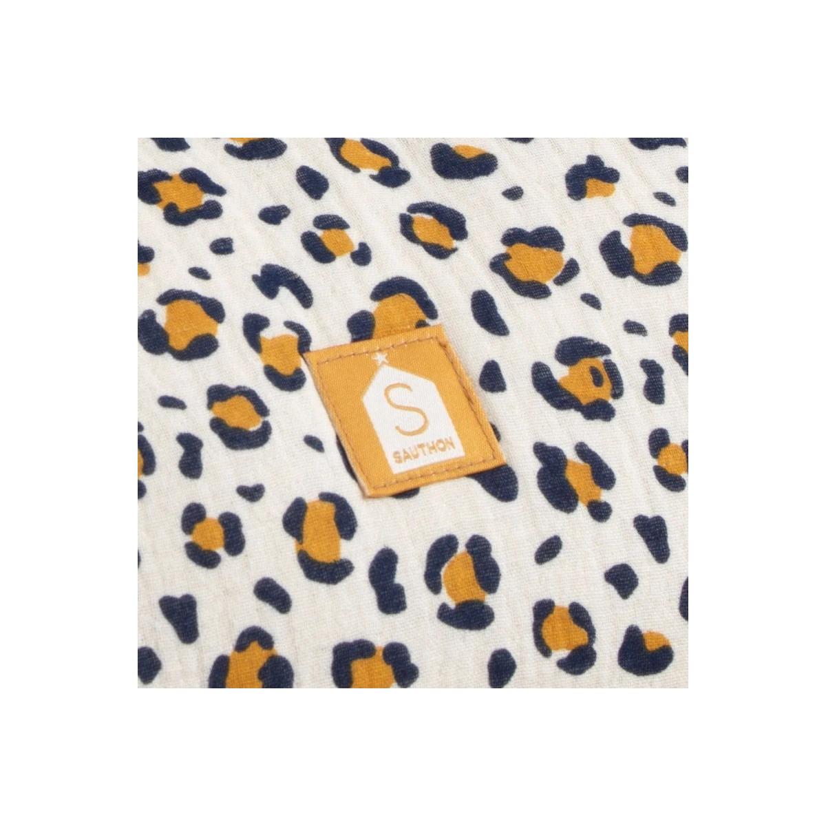SAUTHON Lekka stylowa torba muślinowa w panterkę Leopard | Pan Piksel