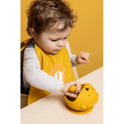 TRIXIE Zestaw do karmienia Miseczka z przyssawką i łyżeczką Lew 4m+ Baby | Pan Piksel