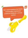 RAZBABY Silikonowy gryzak do owoców i pokarmu Fruitique Banan | Pan Piksel