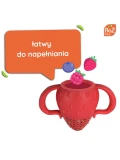 RAZBABY Silikonowy gryzak do owoców i pokarmu Fruitique Truskawka | Pan Piksel
