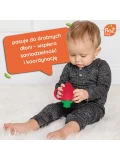 RAZBABY Silikonowy gryzak do owoców i pokarmu Fruitique Truskawka | Pan Piksel