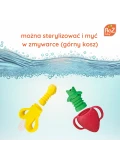 RAZBABY Silikonowy gryzak do owoców i pokarmu Fruitique Truskawka | Pan Piksel