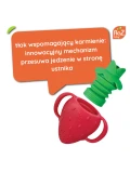RAZBABY Silikonowy gryzak do owoców i pokarmu Fruitique Truskawka | Pan Piksel