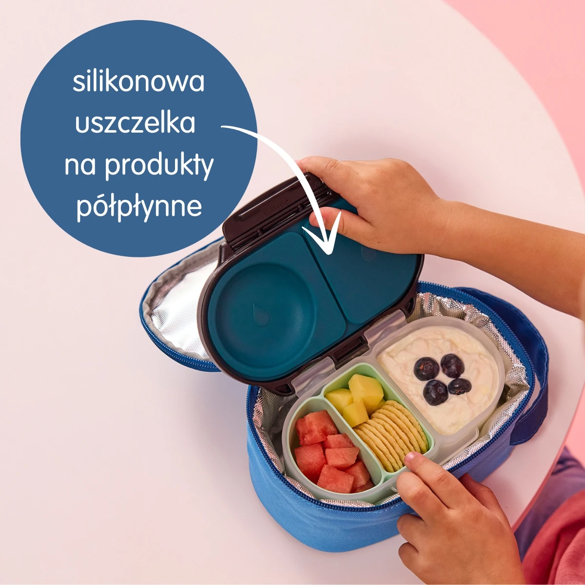 B.BOX Snackbox Pojemnik na przekąski Sugar Plum | Pan Piksel