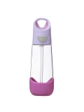 B.BOX Butelka na wodę tritanowa ze słomką 600ml Sugar Plum | Pan Piksel