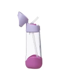 B.BOX Butelka na wodę tritanowa ze słomką 600ml Sugar Plum | Pan Piksel