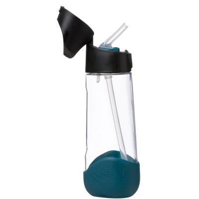 B.BOX Butelka na wodę tritanowa ze słomką 600ml Night Vision | Pan Piksel