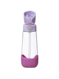 B.BOX Butelka na wodę tritanowa ze słomką 600ml Sugar Plum | Pan Piksel