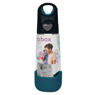 B.BOX Butelka na wodę tritanowa ze słomką 600ml Night Vision | Pan Piksel