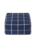 LORENA CANALS Pufa Geo Block Navy Blue | Pan Piksel