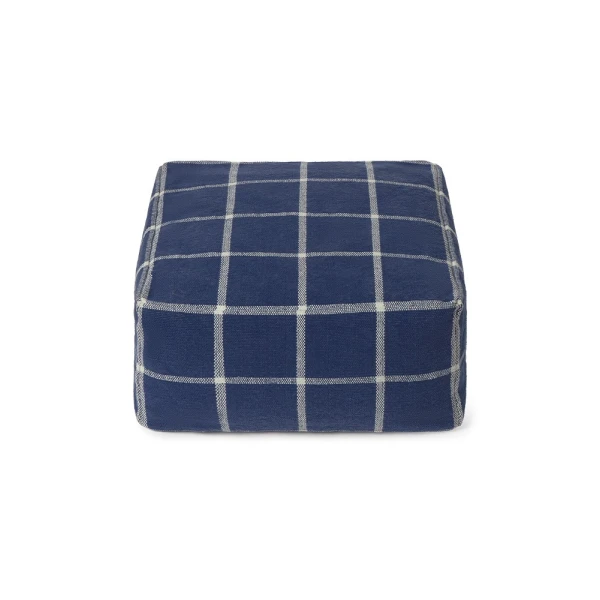 LORENA CANALS Pufa Geo Block Navy Blue | Pan Piksel