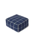 LORENA CANALS Pufa Geo Block Navy Blue | Pan Piksel