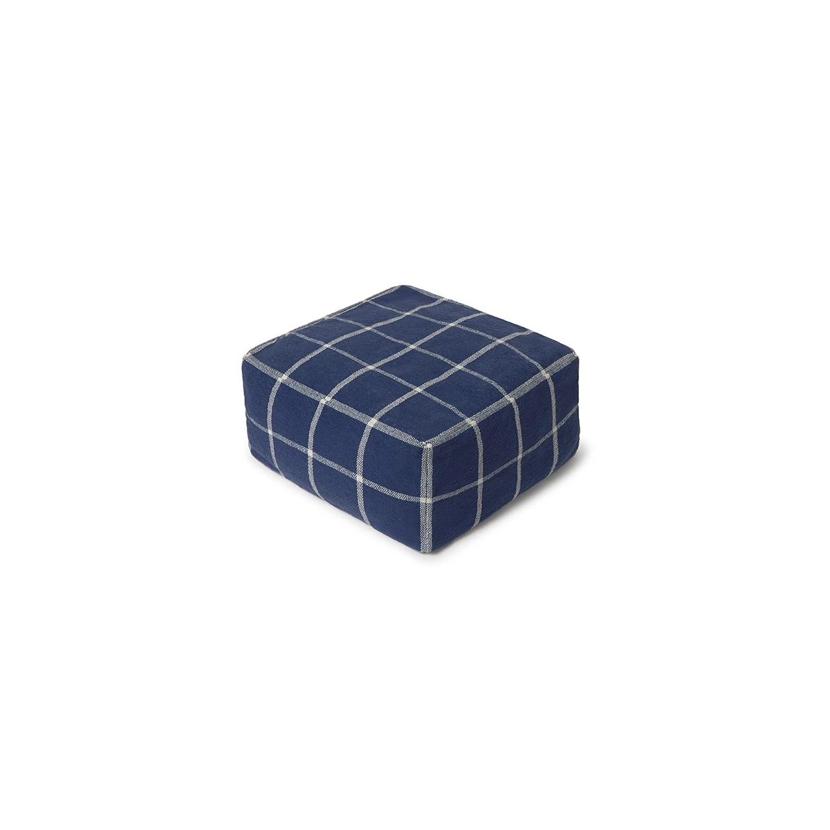 LORENA CANALS Pufa Geo Block Navy Blue | Pan Piksel
