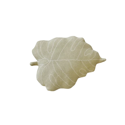 LORENA CANALS Poduszka Baby Leaf Olive | Pan Piksel