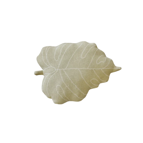 LORENA CANALS Poduszka Baby Leaf Olive | Pan Piksel