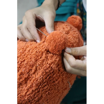 LORENA CANALS Poduszka podłogowa Bubbly Terracotta | Pan Piksel