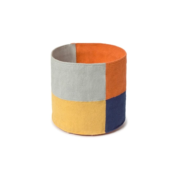 LORENA CANALS Kosz Bawełniany Color Grid | Pan Piksel