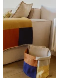 LORENA CANALS Kosz Bawełniany Color Grid | Pan Piksel