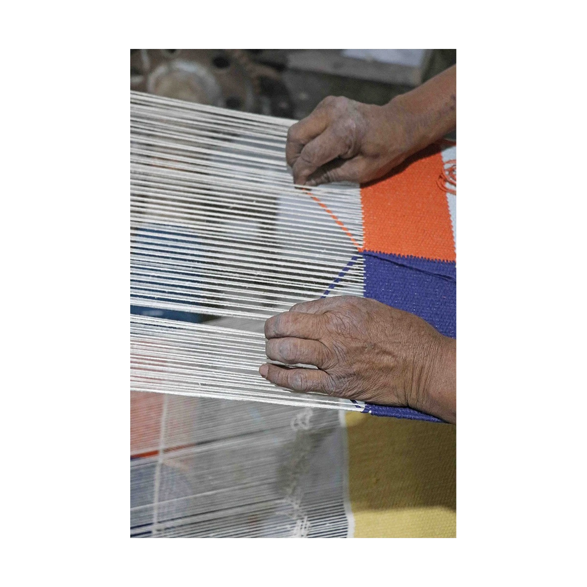 LORENA CANALS Kosz Bawełniany Color Grid | Pan Piksel