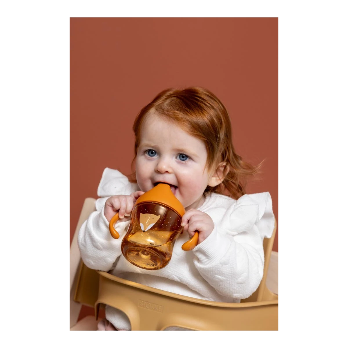TRIXIE Kubek niekapek z uchwytami dla dzieci – Lis Baby | Pan Piksel