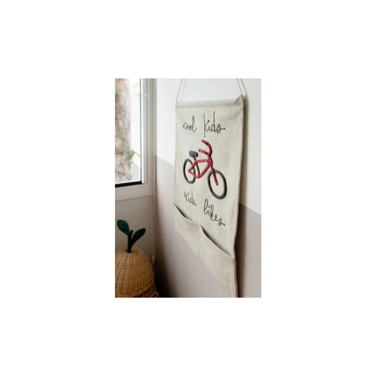 LORENA CANALS Dekoracja Ścienna Rower Eco-City 45x70 cm | Pan Piksel