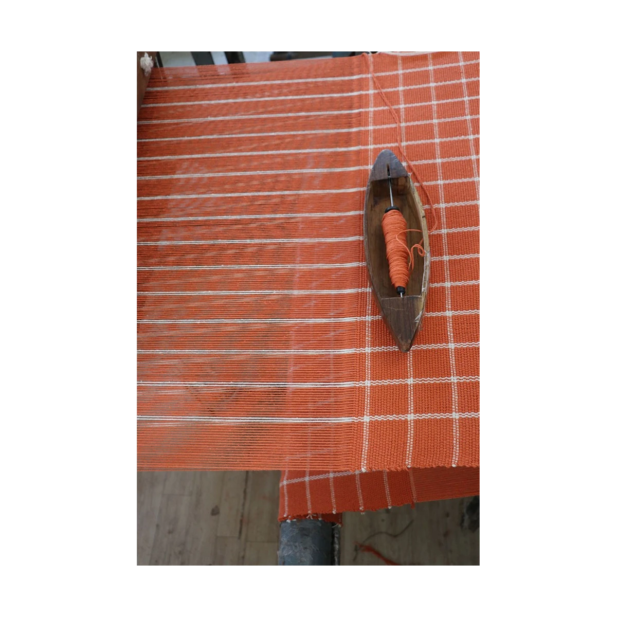 LORENA CANALS Poduszka Geo Block Terracota | Pan Piksel