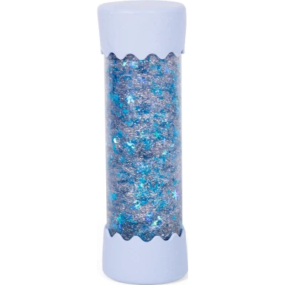 JELLYSTONE DESIGNS Jellystone Sensoryczna butelka dla niemowląt SOFT BLUE 0+ wyciszająca przepływowa zamknięta | Pan Piksel